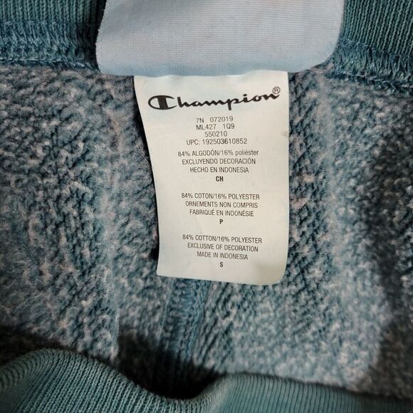 Champion Joggers Mens Small Green Reverse Weave Sweatpants Tapered Athletic - Picture 7 of 11